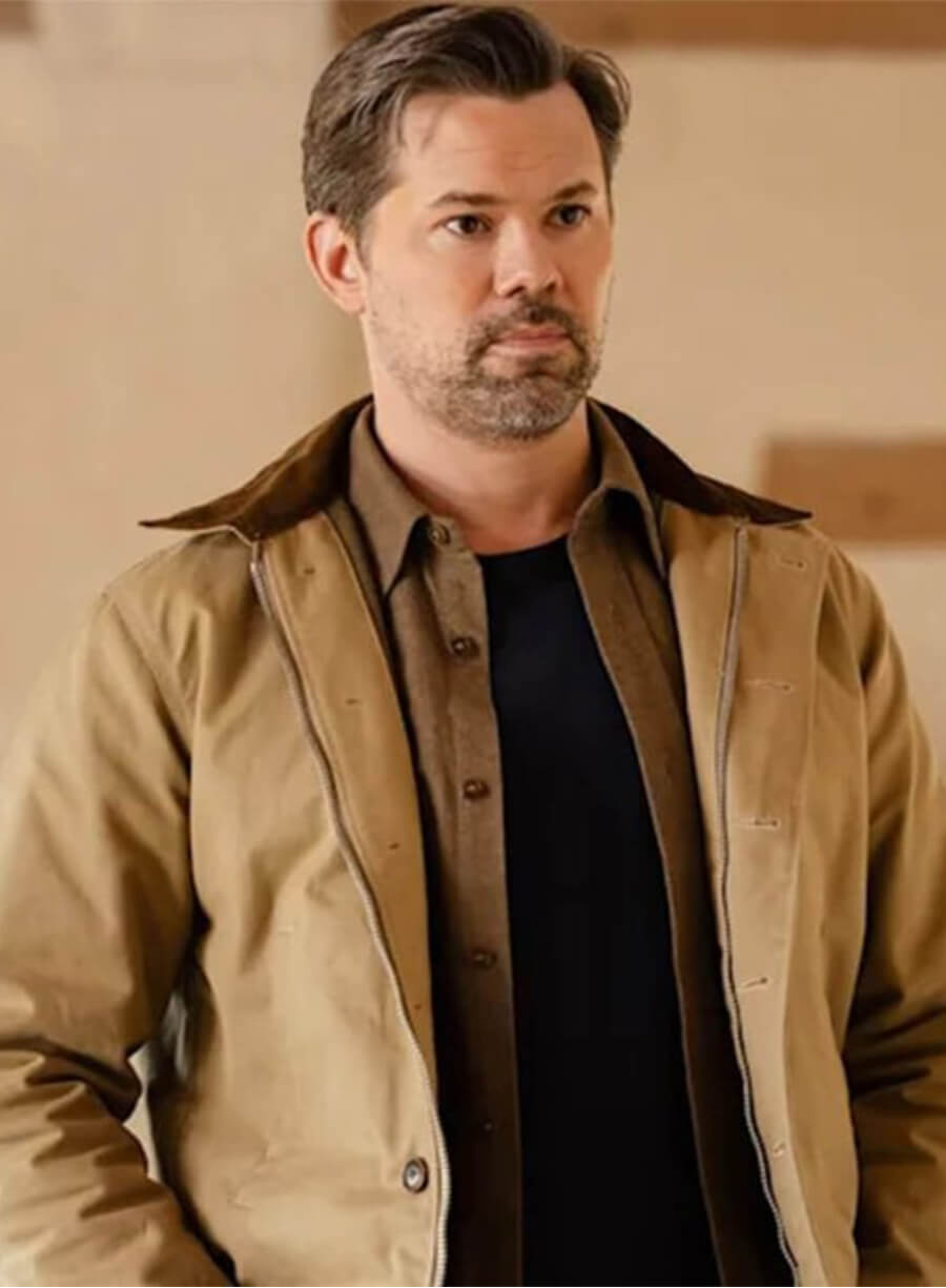 Andrew Rannells Miss You Love You 2026 Jamie Simms Brown Jacket