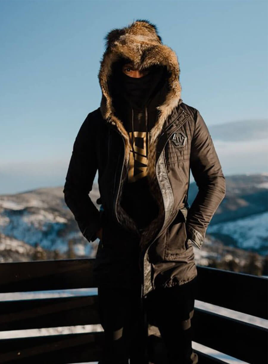 Andrew Tate Fur Shearling Black Jacket