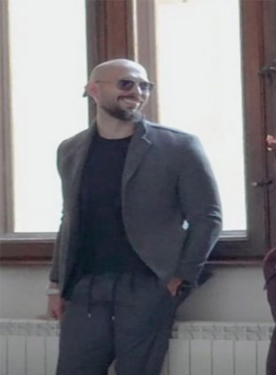 Andrew Tate Grey Blazer