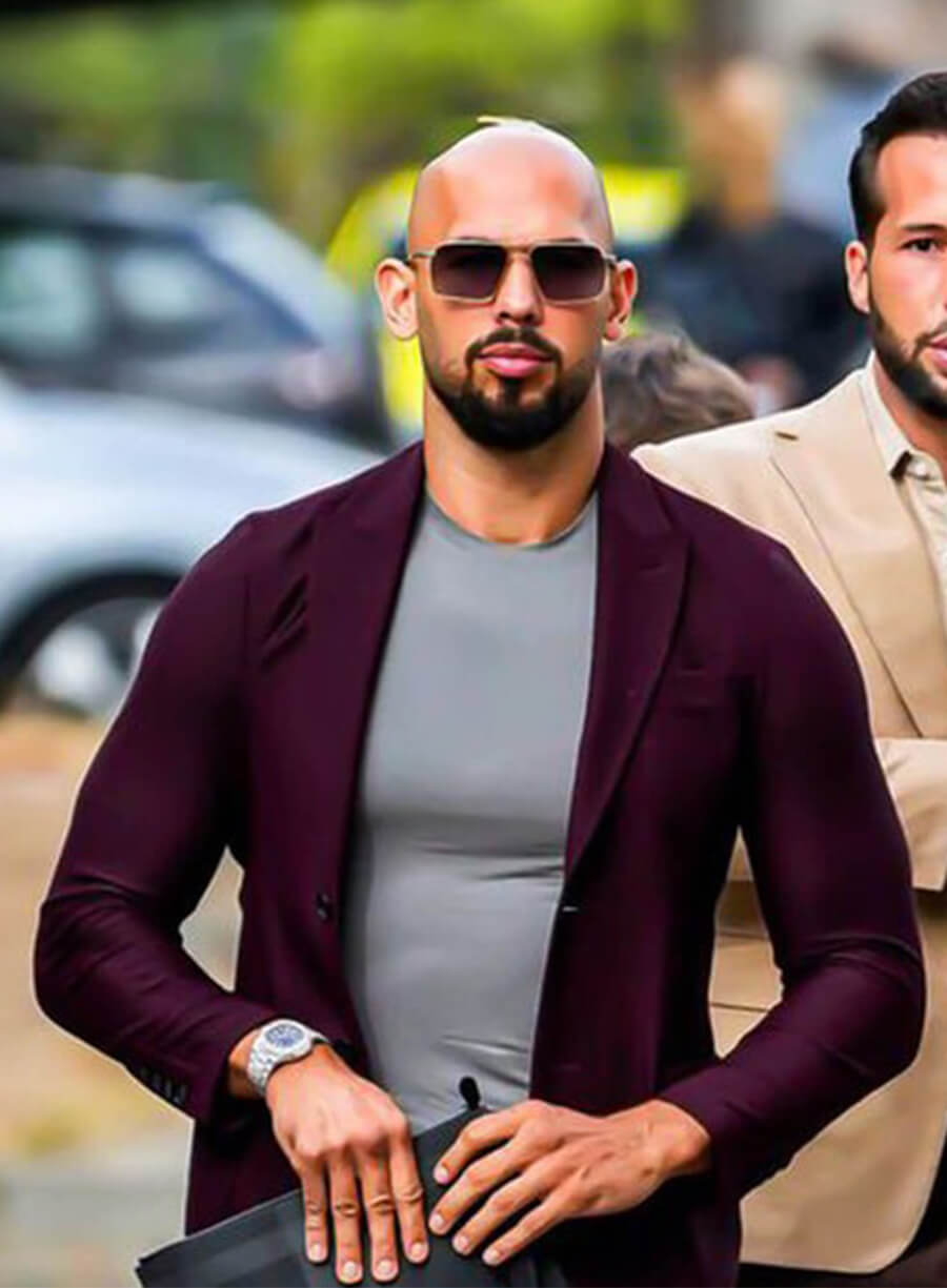 Andrew Tate Maroon Blazer