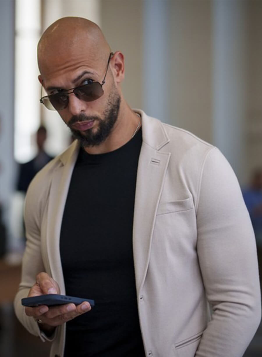 Andrew Tate Top G Beige Blazer