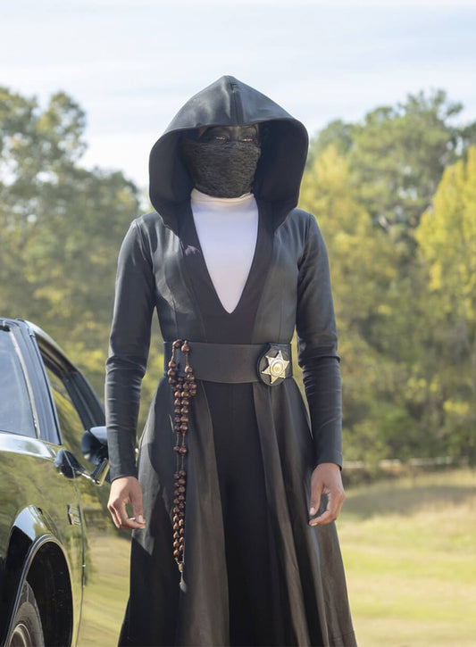 Angela Abar Watchmen Sister Night Black Coat