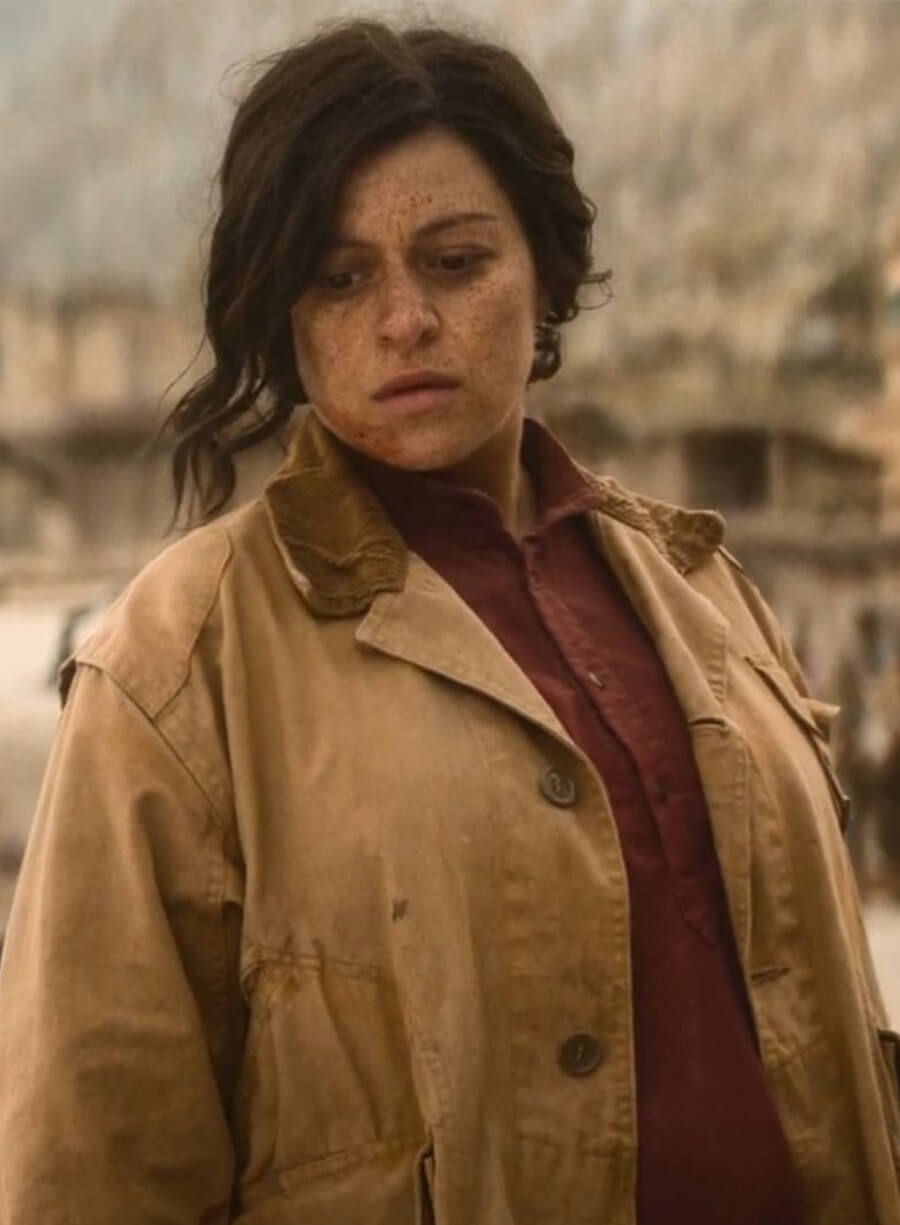 Angela Adams The Old Man S02 Brown Cotton Jacket