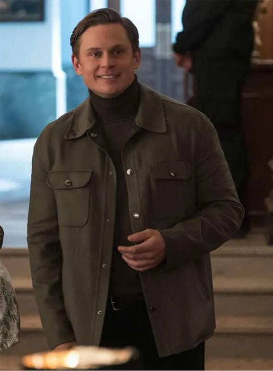 Angus Doyle Elsbeth Season 2 Grey Jacket