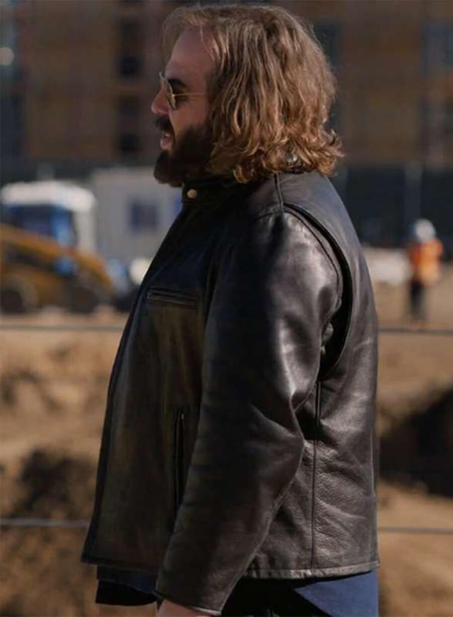 Angus Sampson The Lincoln Lawyer S02 Cisco Black Leather Jacket