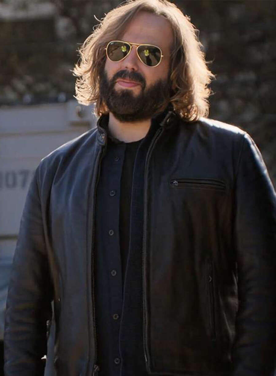 Angus Sampson The Lincoln Lawyer S02 Cisco Black Leather Jacket