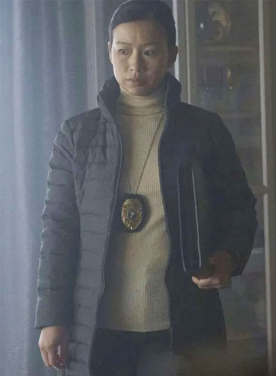 Annie Chang Peacemaker Sophie Song Grey Puffer Jacket