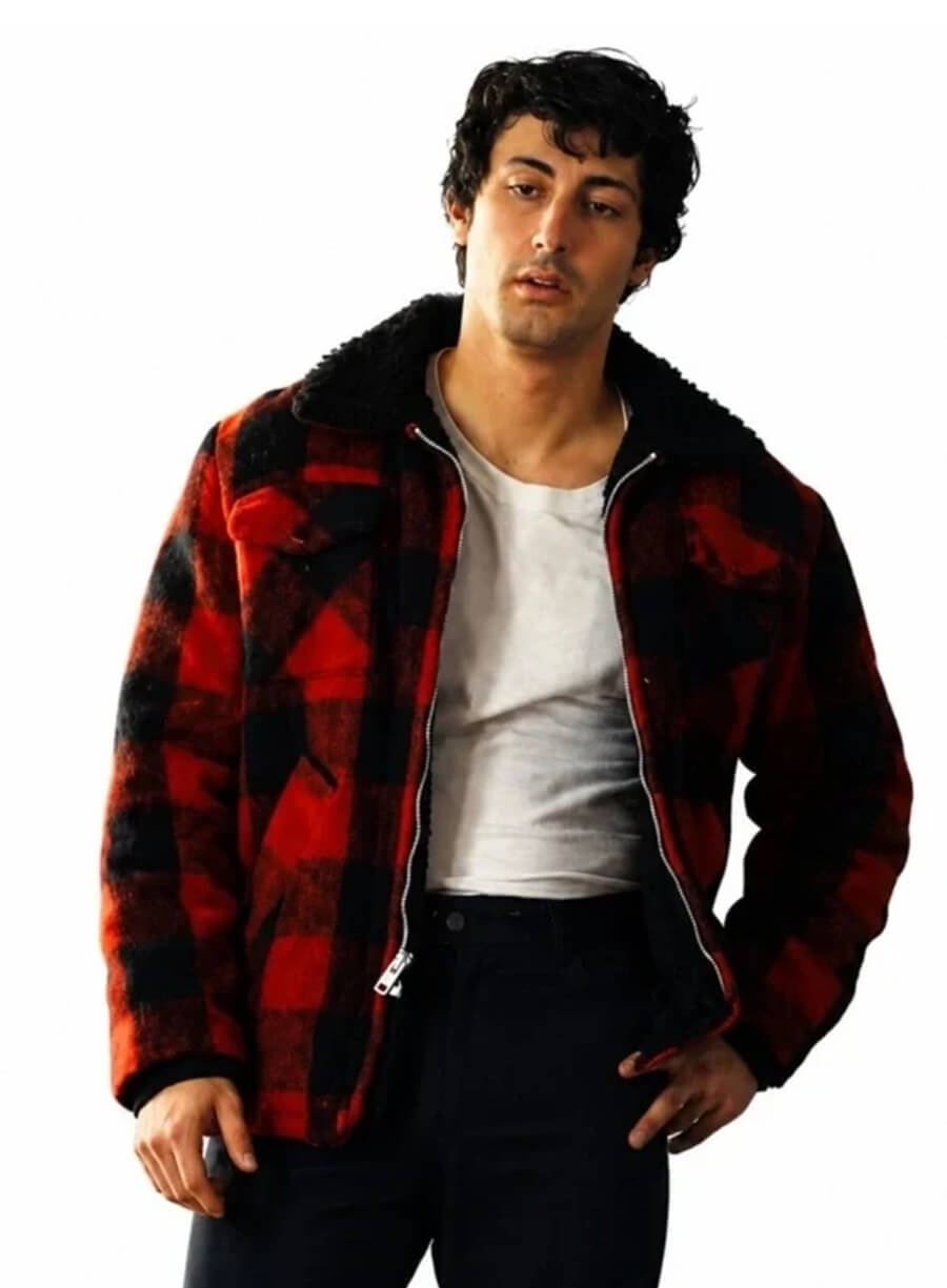 Anthony Ippolito I Play Rocky Sylvester Stallone Red Plaid Jacket