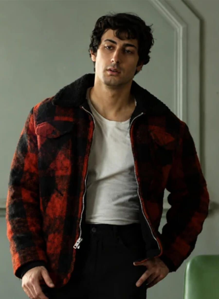 Anthony Ippolito I Play Rocky Sylvester Stallone Red Plaid Jacket