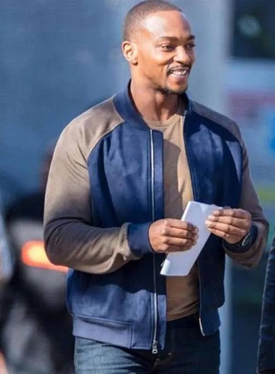 Anthony Mackie Falcon and The Winter Soldier Sam Bomber Jacket