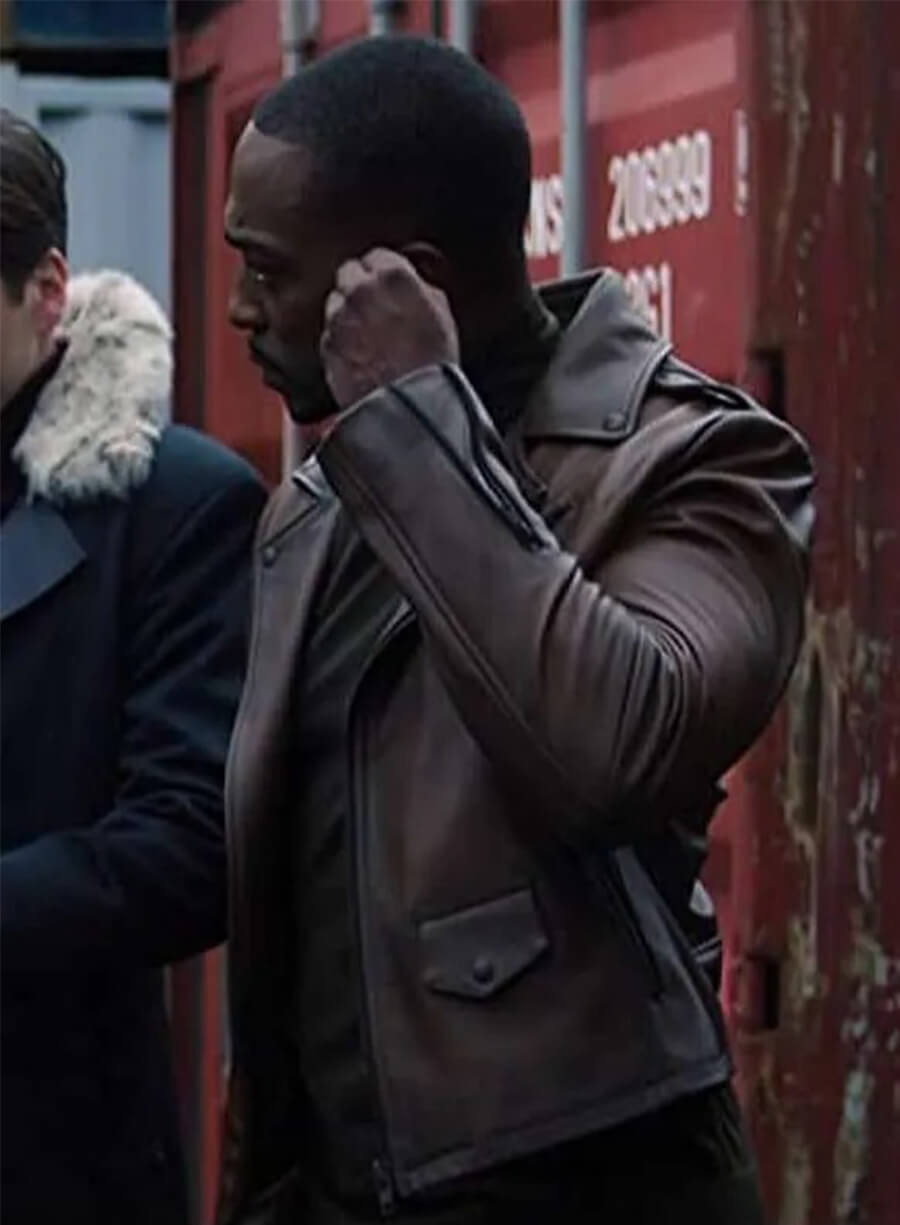 Anthony Mackie The Falcon and the Winter Soldier Sam Leather Jacket