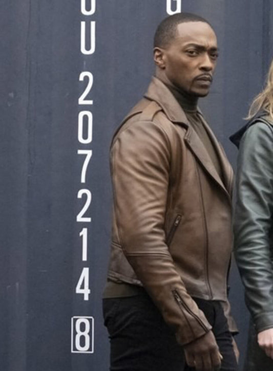 Anthony Mackie The Falcon and the Winter Soldier Sam Leather Jacket