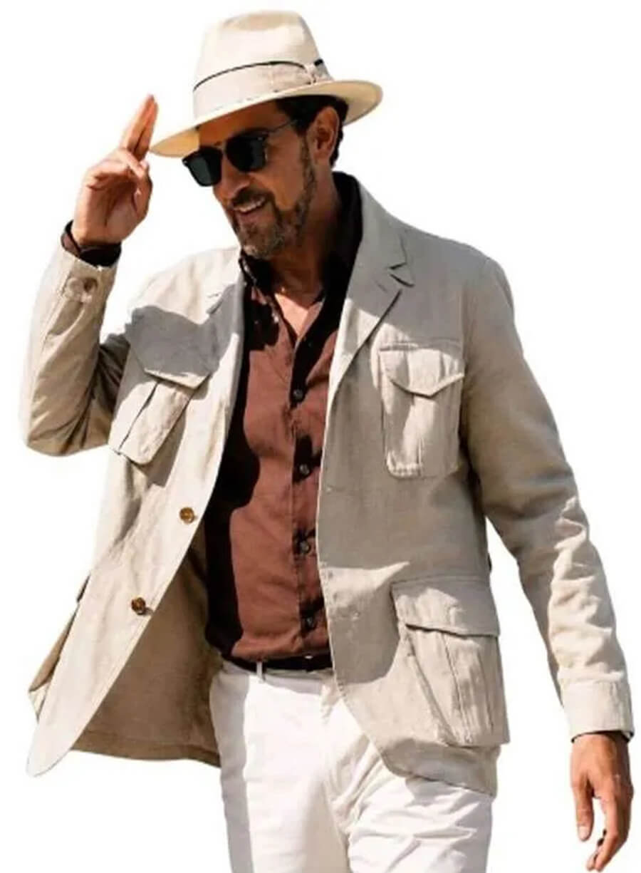 Antonio Banderas Above and Below 2026 Burns Jacket