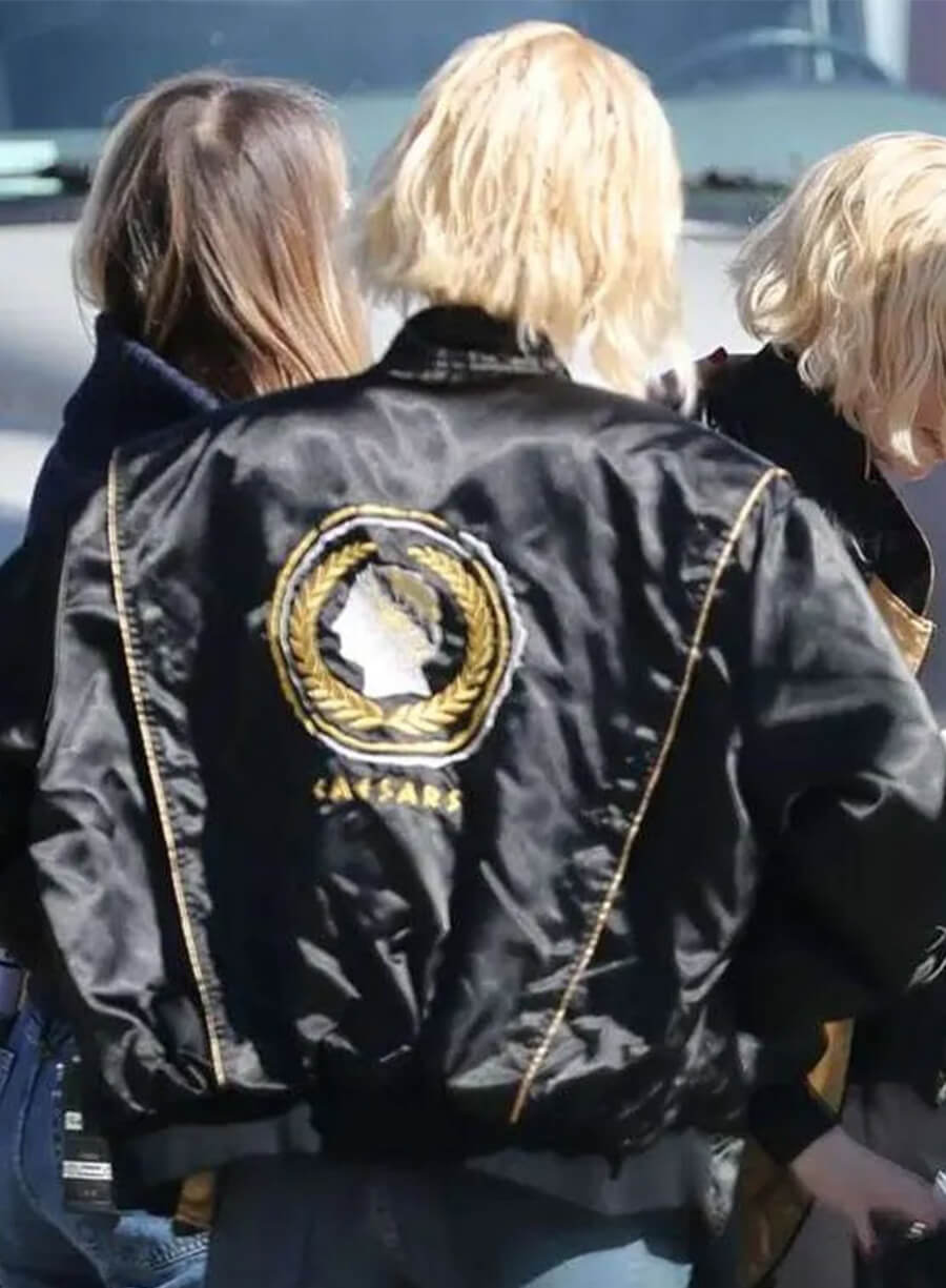 Anya Taylor-Joy Lucky Black Bomber Jacket 