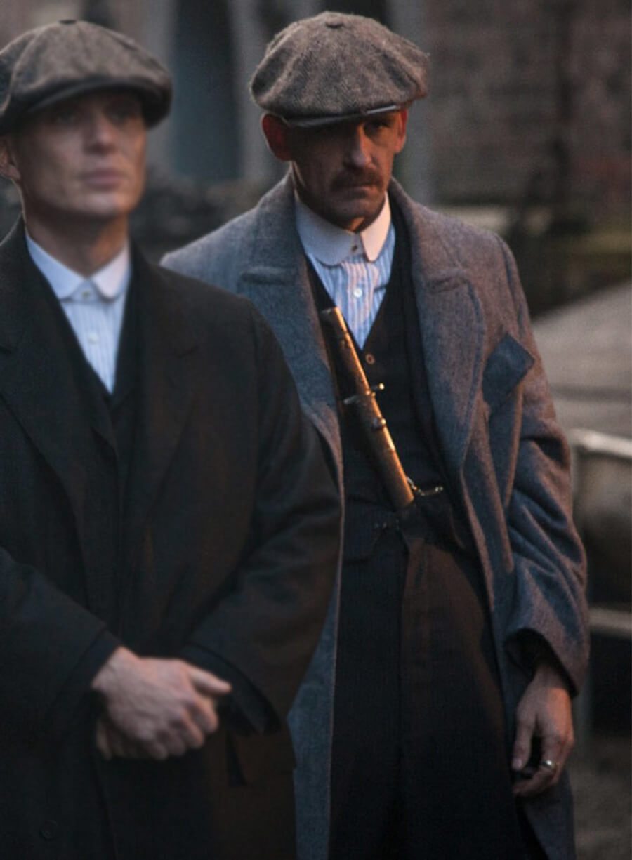 Arthur Shelby Peaky Blinders Grey Coat