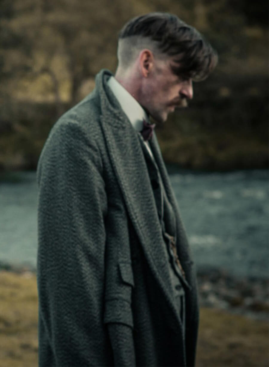 Arthur Shelby Peaky Blinders Grey Coat