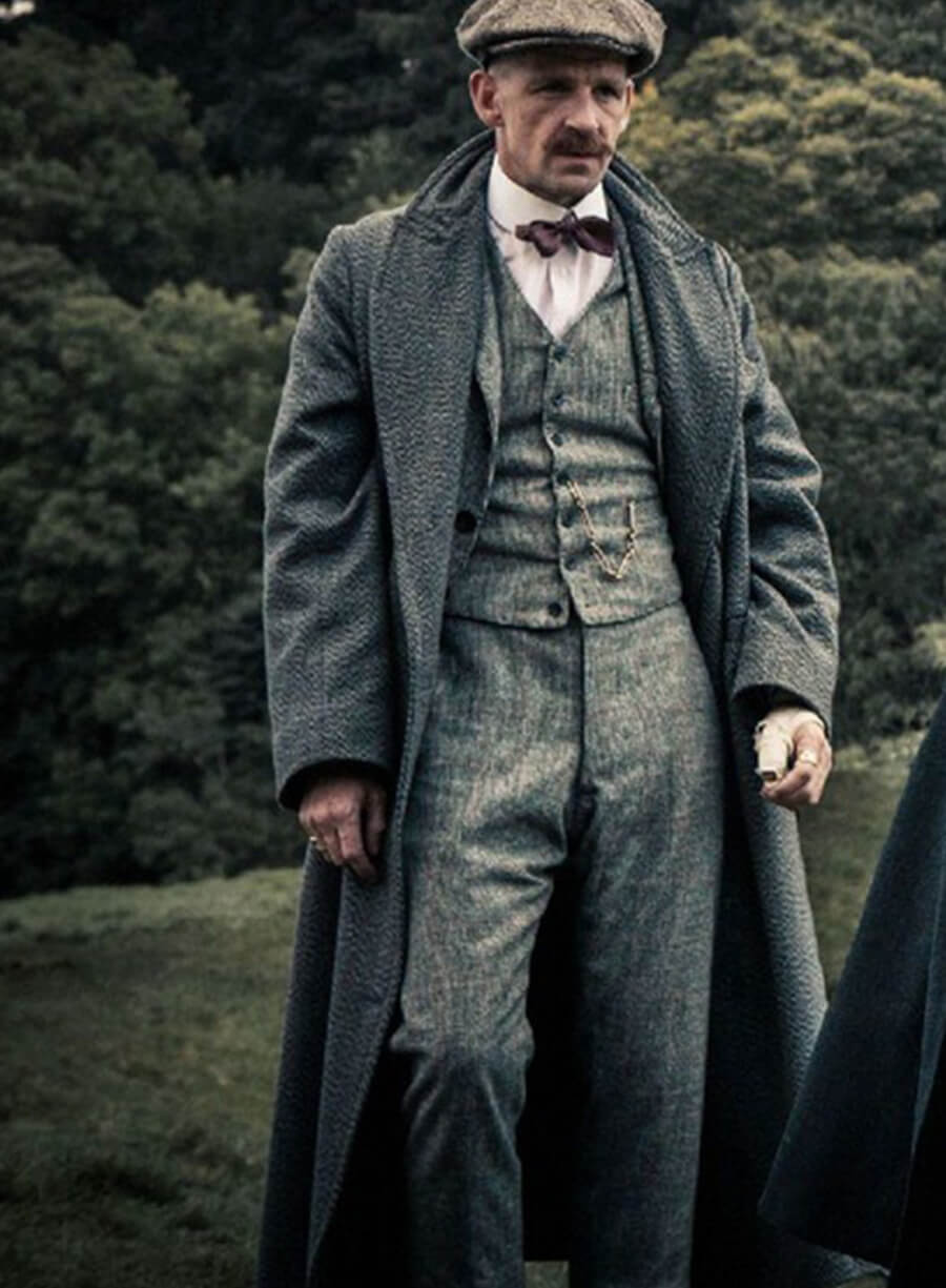 Arthur Shelby Peaky Blinders Grey Coat