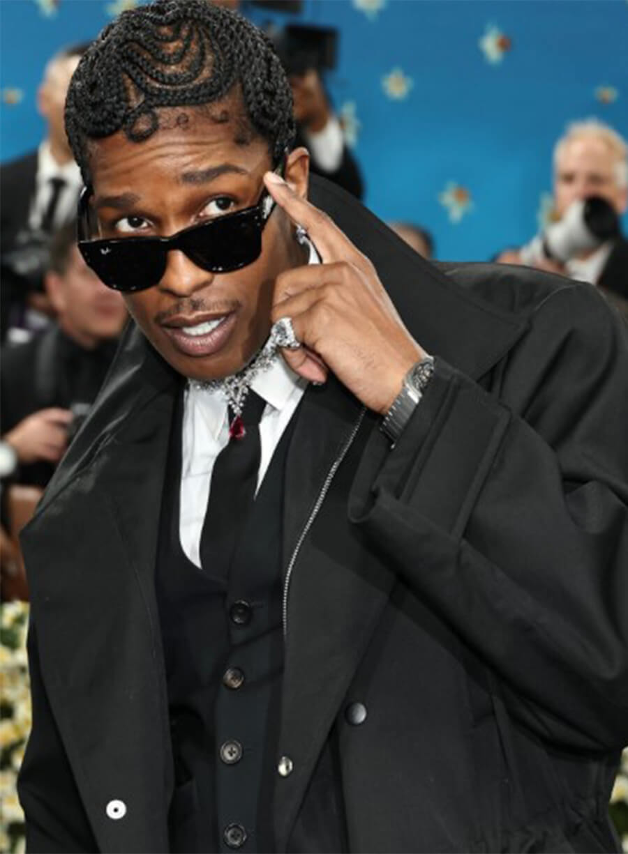ASAP Rocky Met Gala 2025 Black Jacket