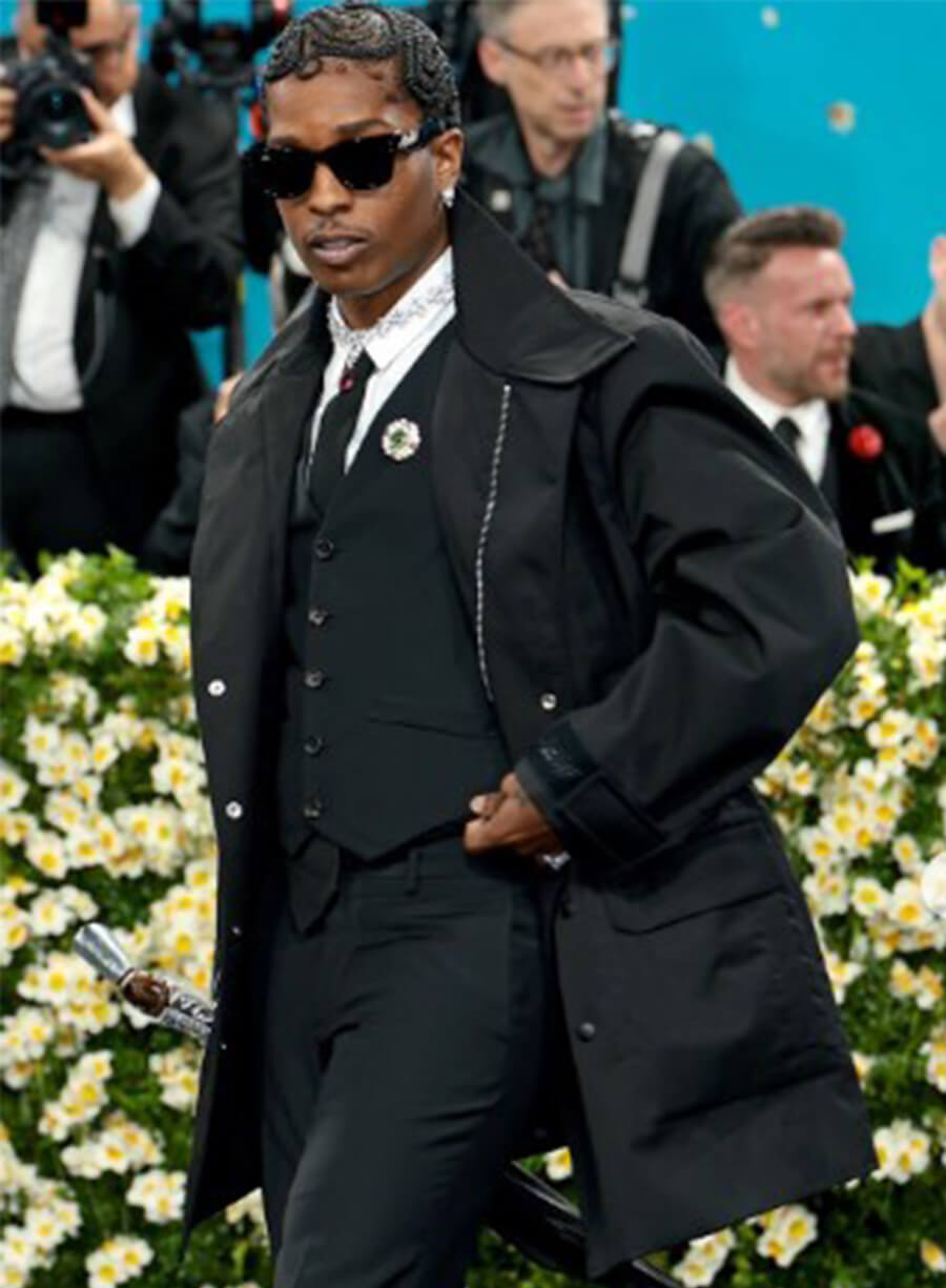 ASAP Rocky Met Gala 2025 Black Jacket