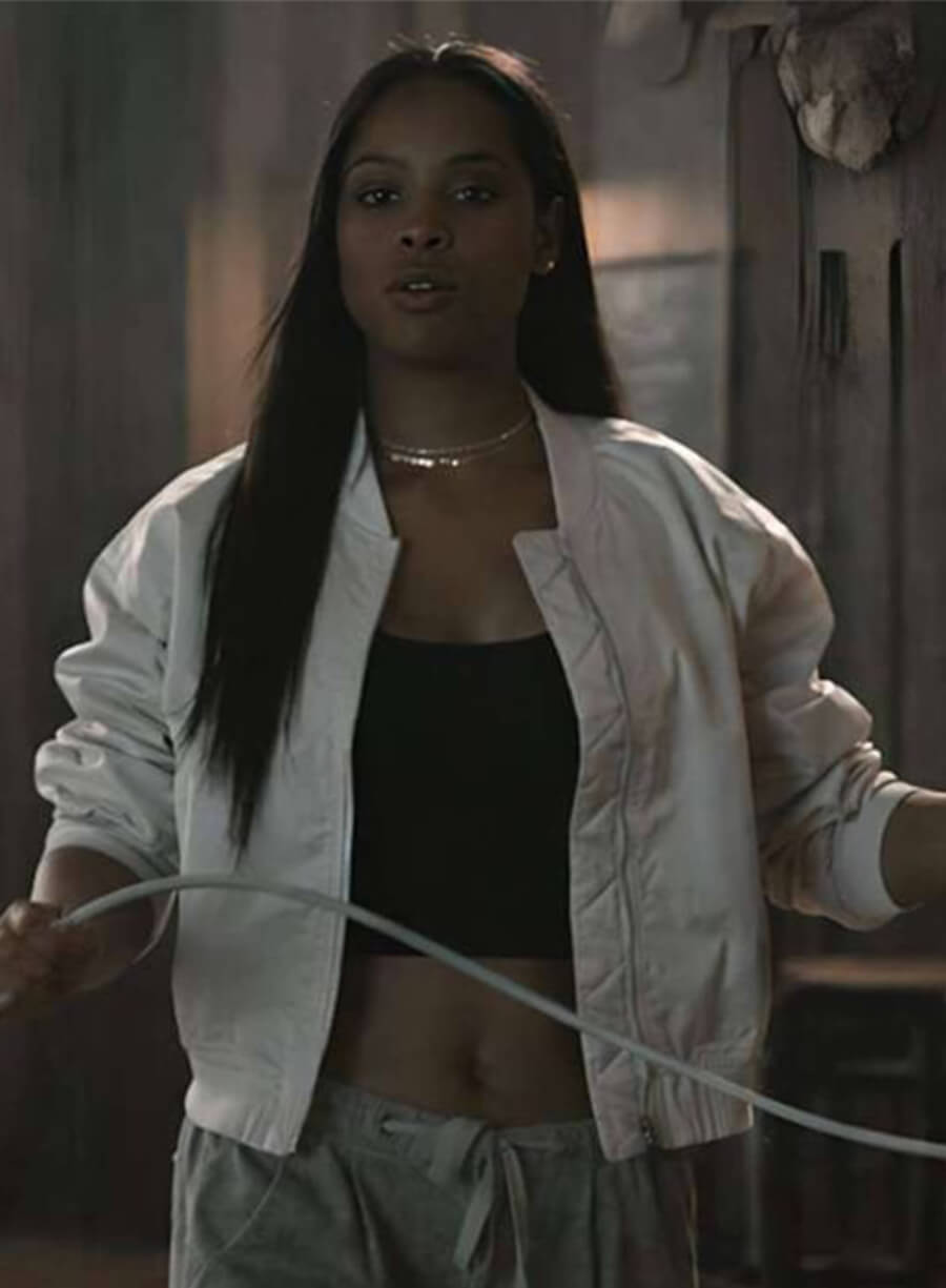 Ash Santos  Marshals 2026 Andrea Cruz White Jacket