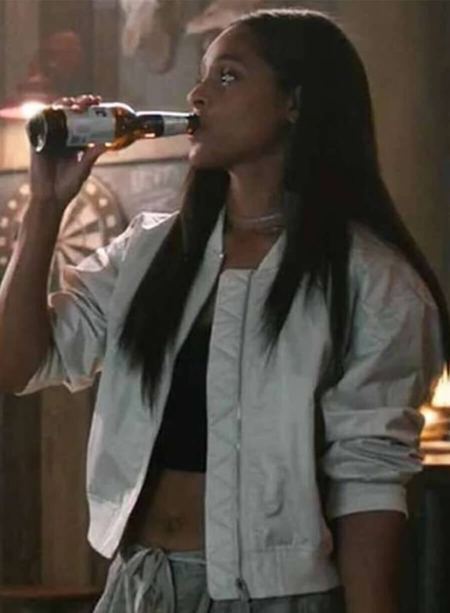Ash Santos  Marshals 2026 Andrea Cruz White Jacket