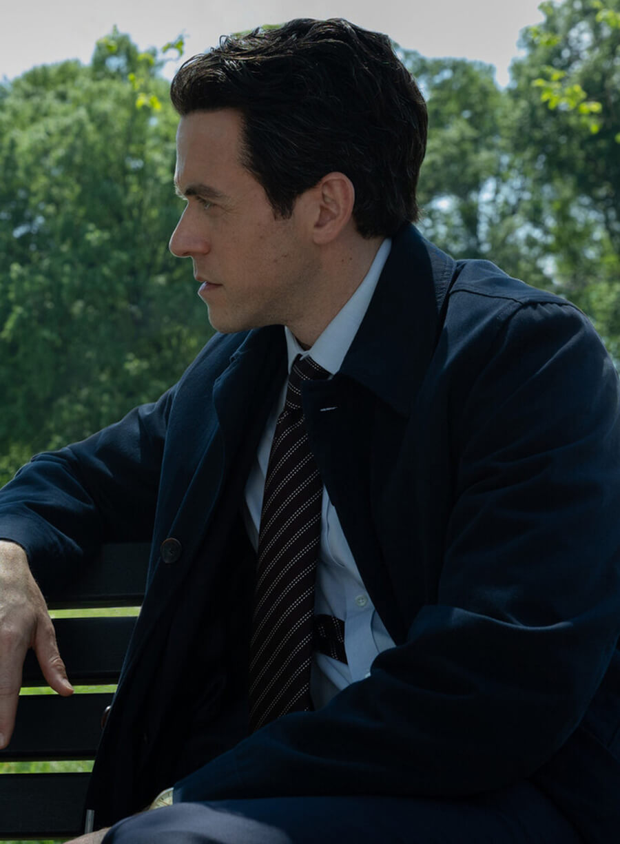Ashley Zukerman Silo S03 Daniel Keene Blue Coat