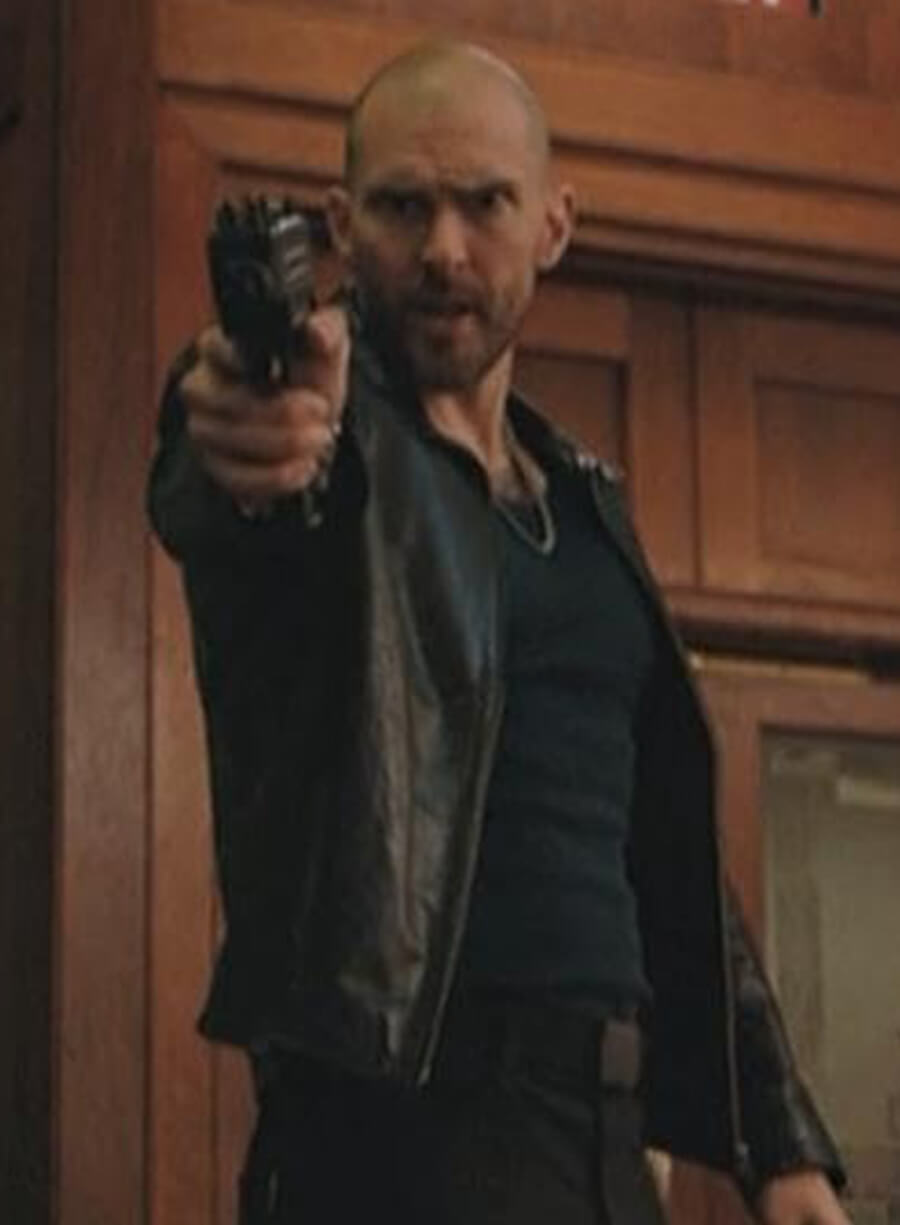 Austin Hayden Play Dirty 2025 Nightclub Thug Leather Jacket