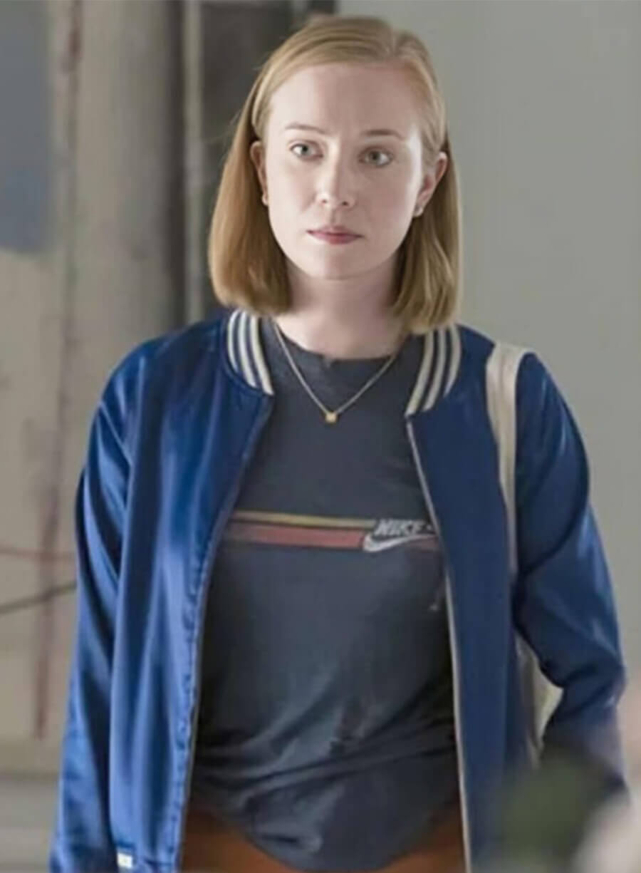Ava Daniels Hacks Hannah Einbinder Blue Bomber Jacket