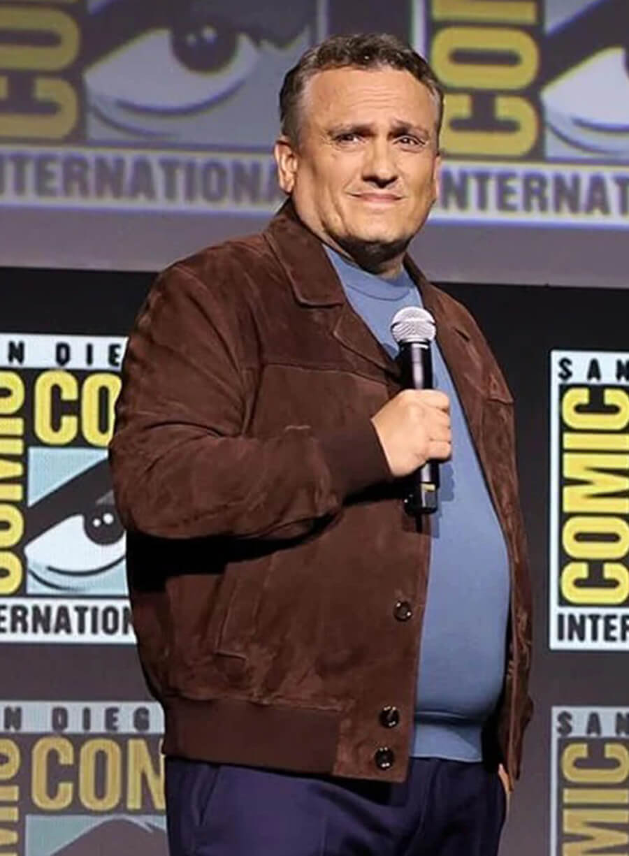 Avengers Doomsday Event Joe Russo Brown Suede Jacket