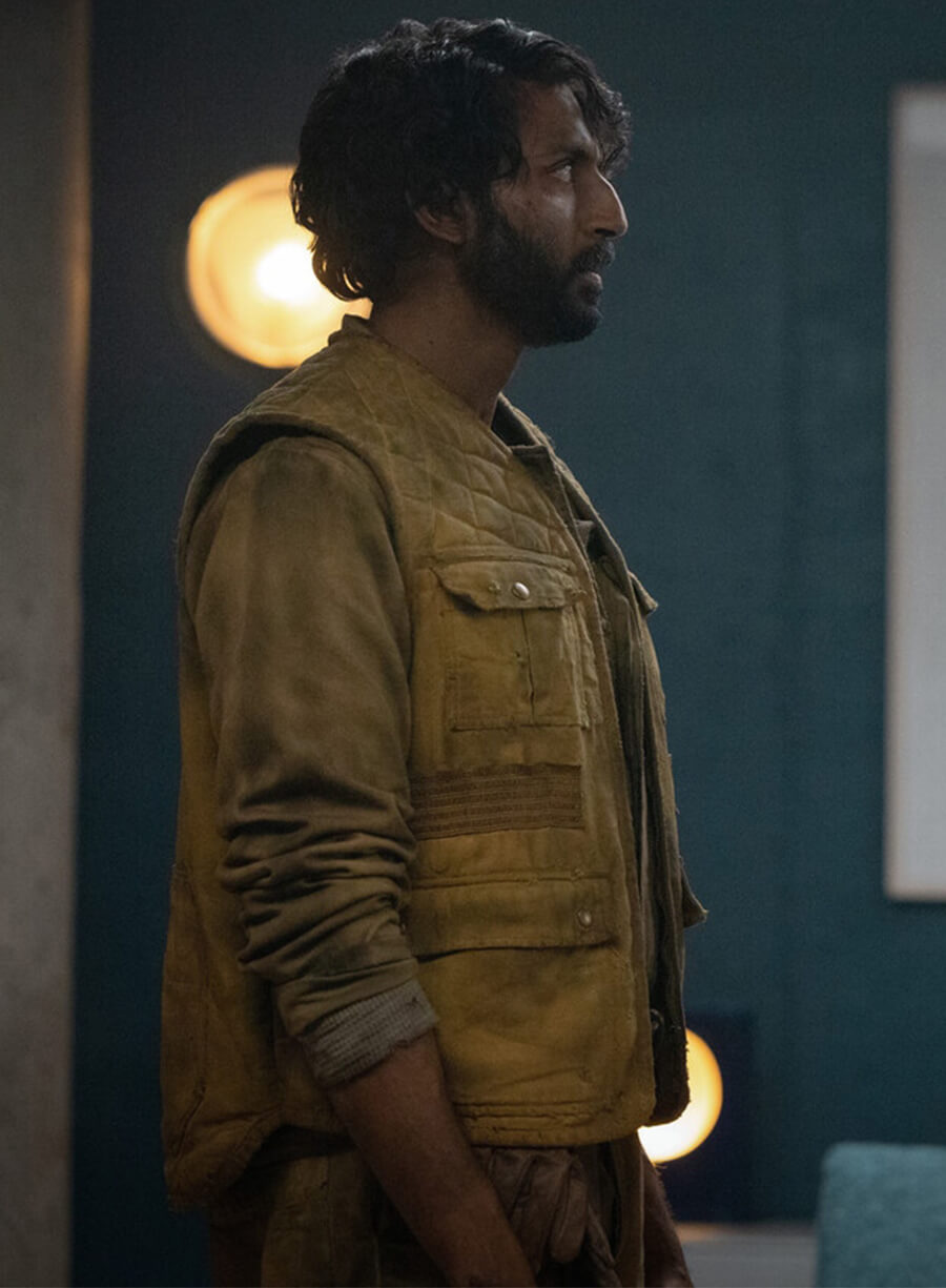 Avi Nash Tv Series Silo Lukas Yellow Vest 