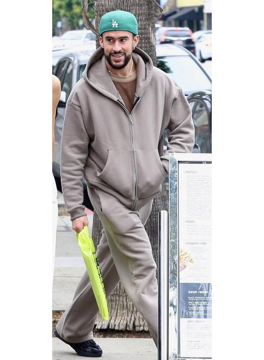 Bad Bunny Grey Tracksuit