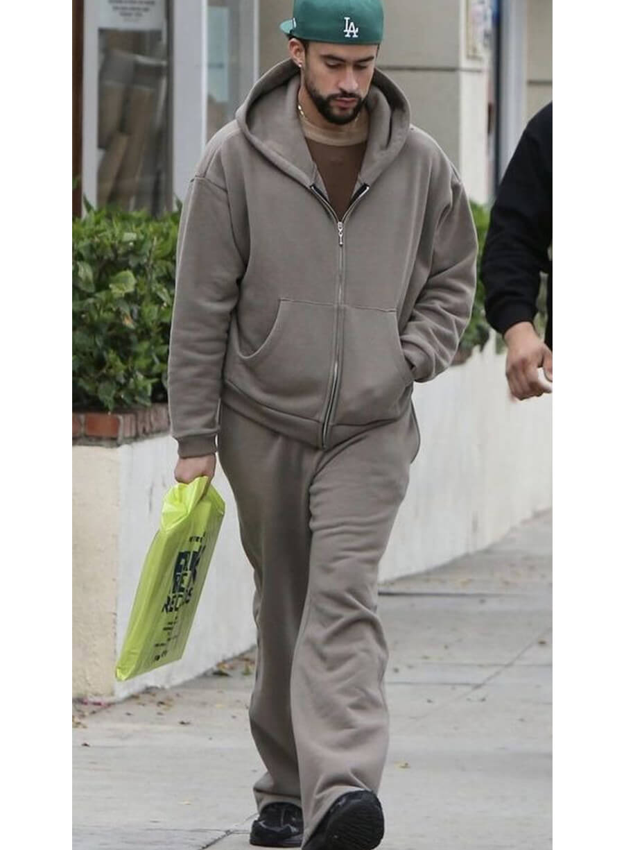Bad Bunny Grey Tracksuit