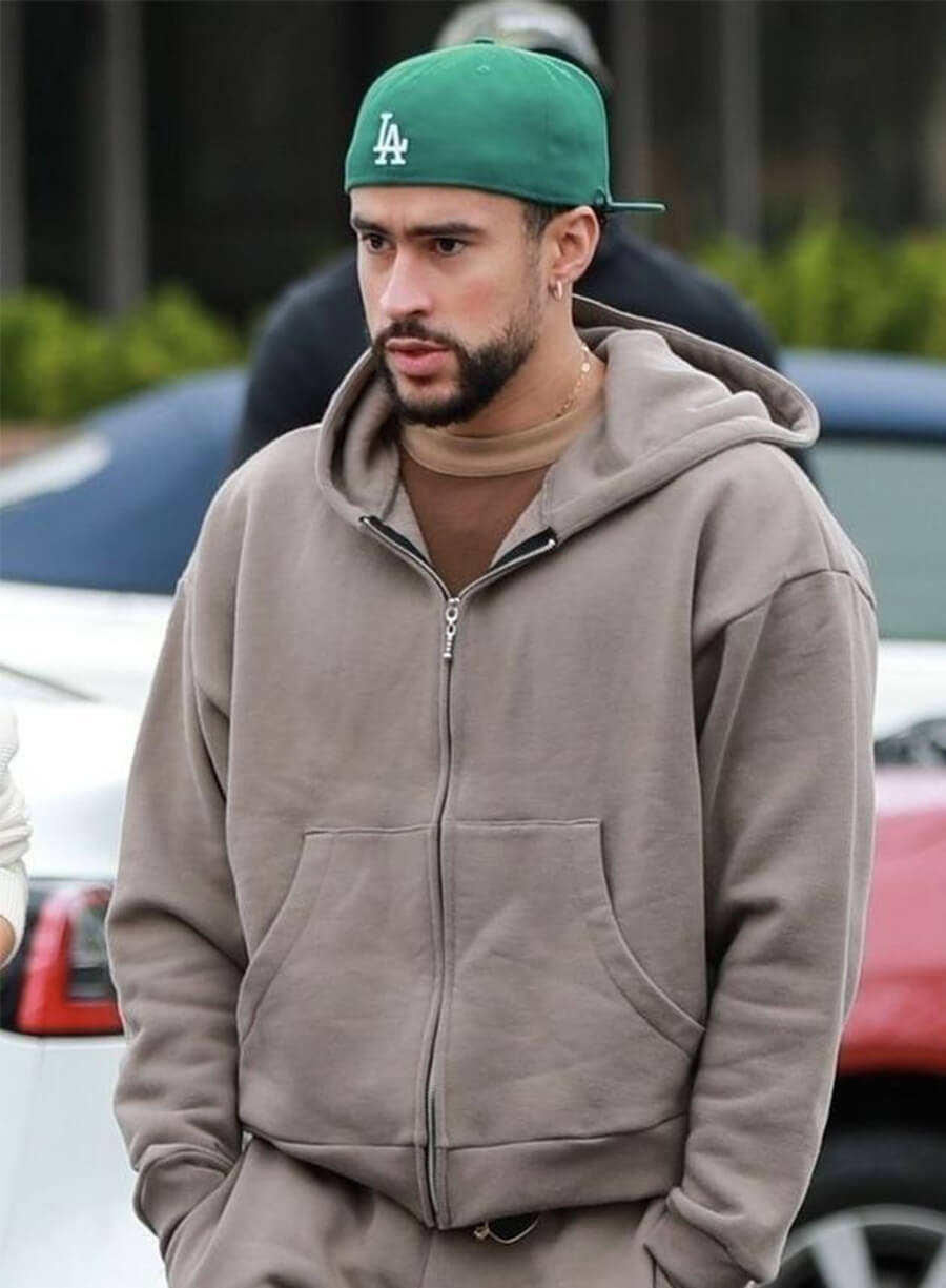 Bad Bunny Grey Tracksuit