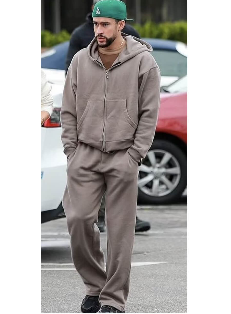 Bad Bunny Grey Tracksuit