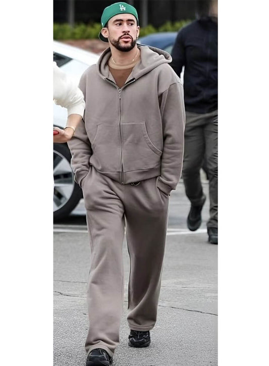 Bad Bunny Grey Tracksuit