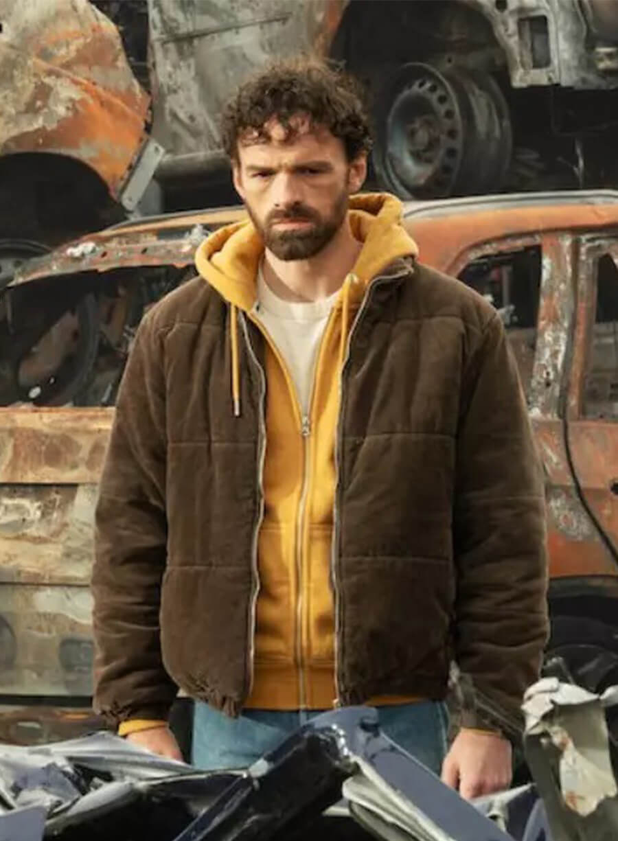 Last Bullet Season 3 2025 Alban Lenoir Lino Brown Jacket