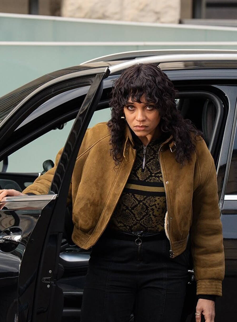 Balle perdue 3 Last Bullet Stéfi Celma Julia Brown Jacket