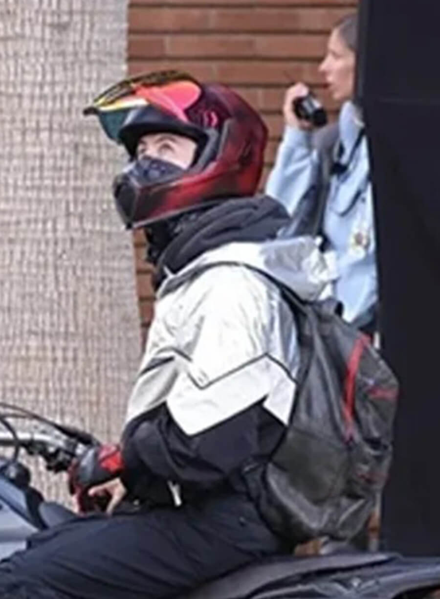 Barry Keoghan Crime 101 Ormon Black Silver Track Jacket