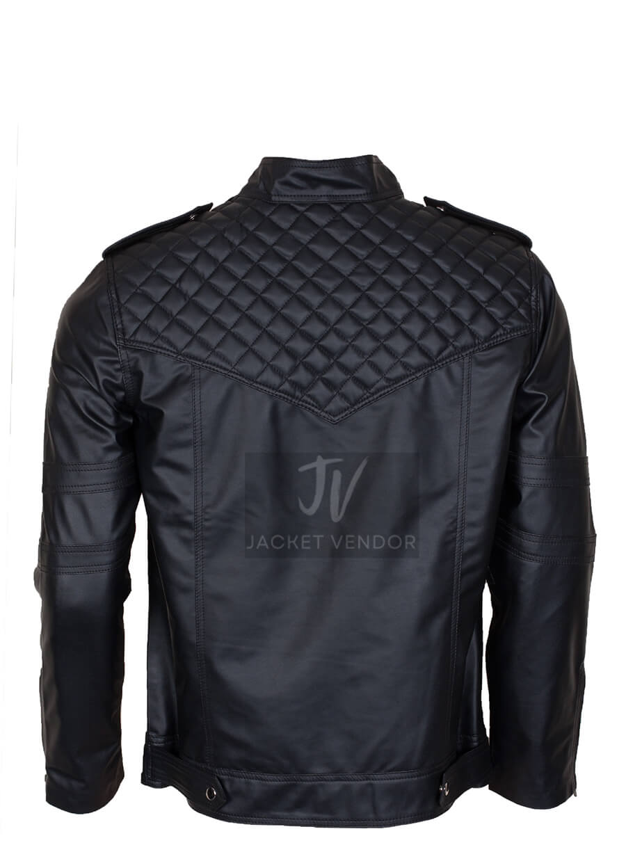Batman Beyond Batman Leather Black Jacket Costume