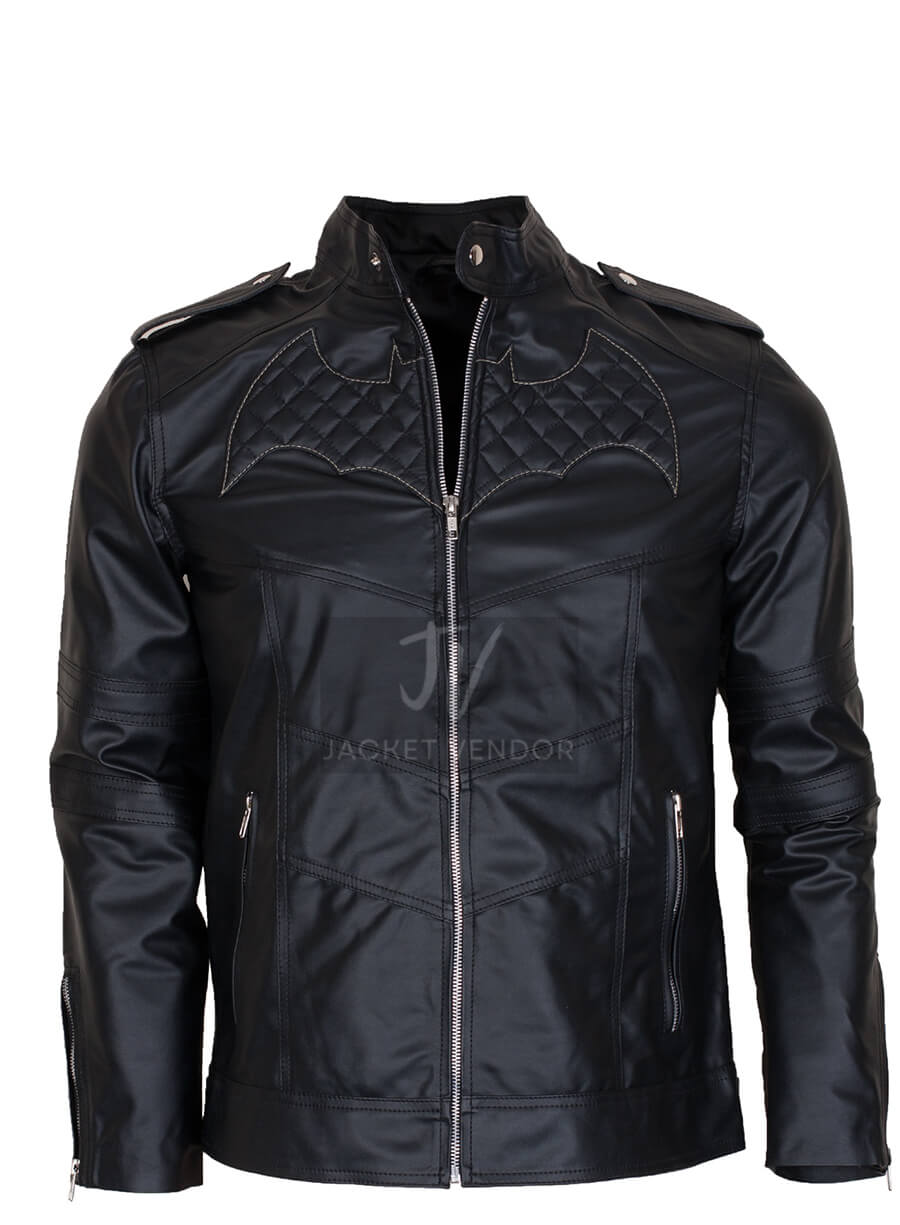 Batman Beyond Batman Leather Black Jacket Costume