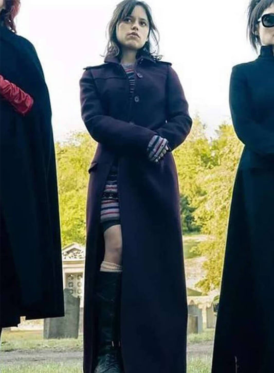 Beetlejuice Beetlejuice Jenna Jenna Ortega Astrid Deetz Long Coat