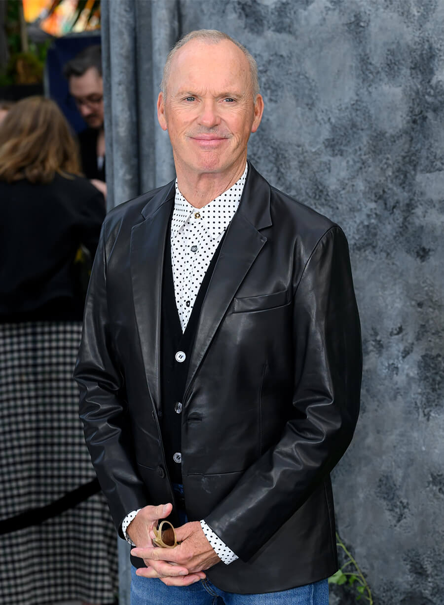 Beetlejuice Beetlejuice Michael Keaton Event Black Leather Blazer