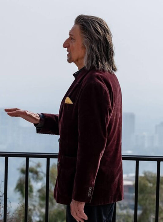 Ben Kingsley Wonder Man 2026 Trevor Slattery Maroon Blazer