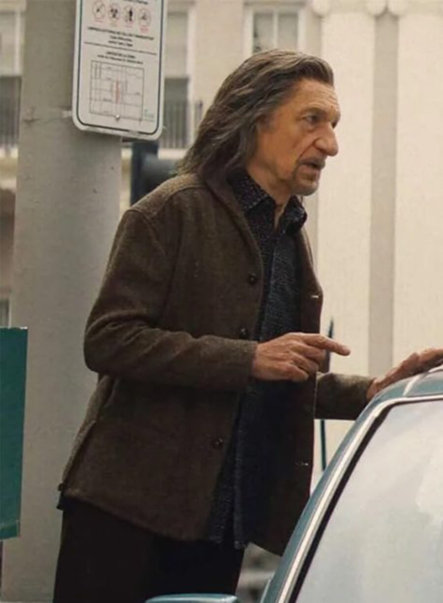 Ben Kingsley Wonder Man 2026 Trevor Slattery Wool Jacket Coat