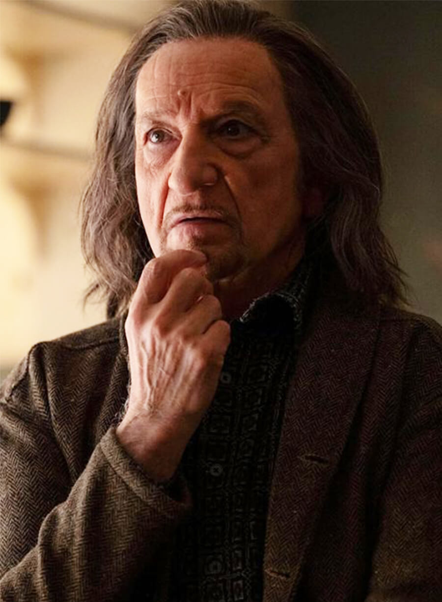 Ben Kingsley Wonder Man 2026 Trevor Slattery Wool Jacket Coat