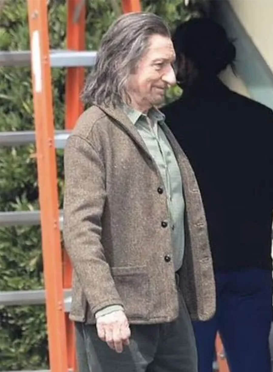 Ben Kingsley Wonder Man 2026 Trevor Slattery Wool Jacket Coat