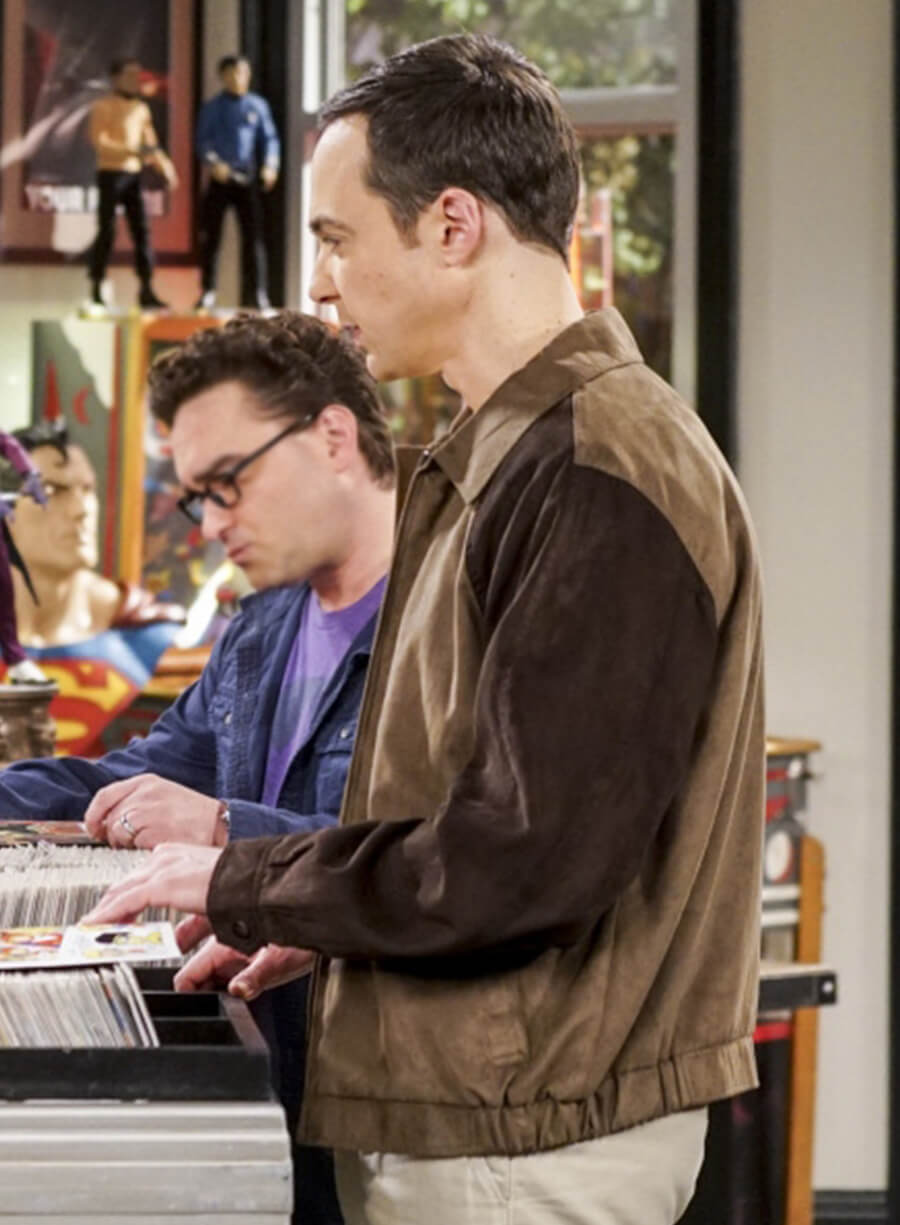 Big Bang Theory S10 Sheldon Cooper Brown Cotton Jacket