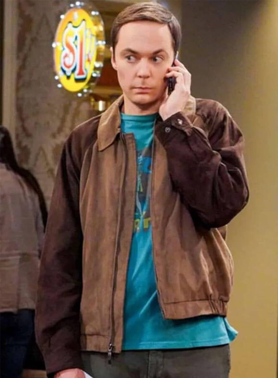Big Bang Theory S10 Sheldon Cooper Brown Cotton Jacket