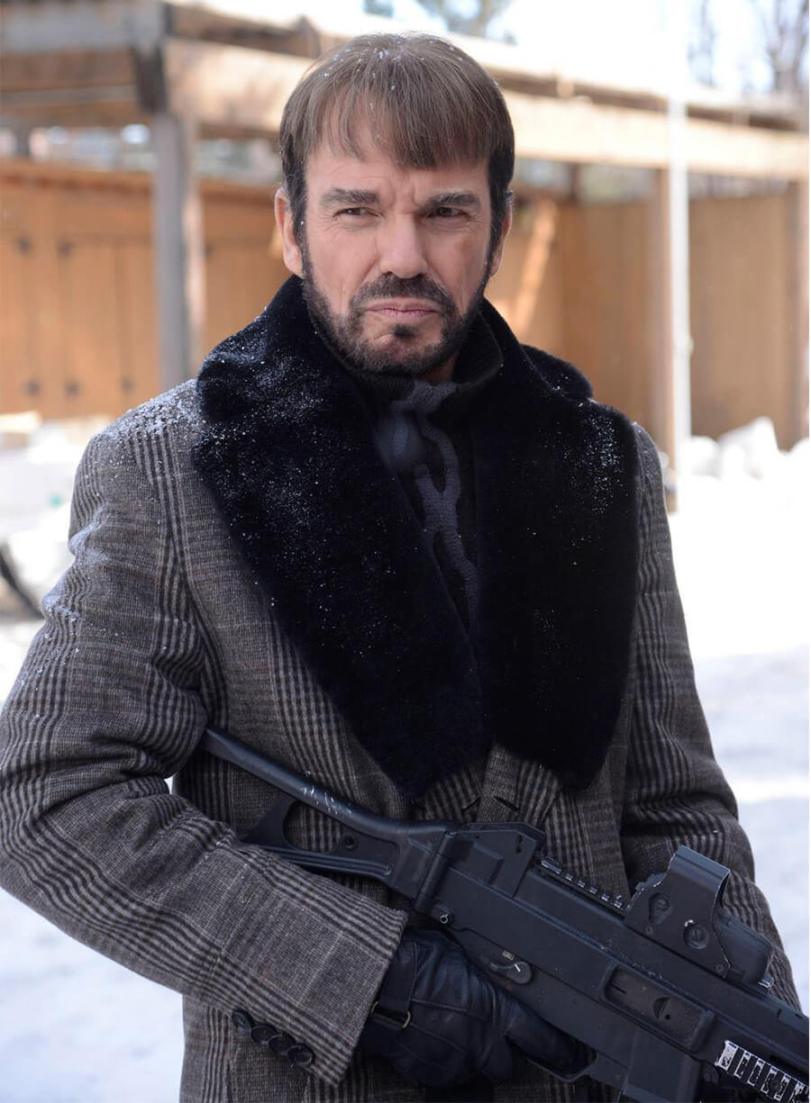 Billy Bob Thornton Fargo Lorne Malvo Fur Shearling Coat 