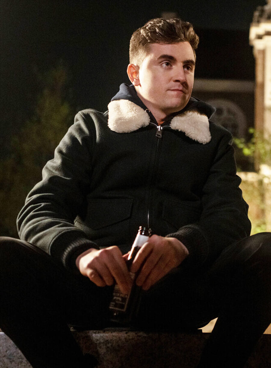 Billy Harris Ted Lasso S03 Colin Hughes Fur Jacket